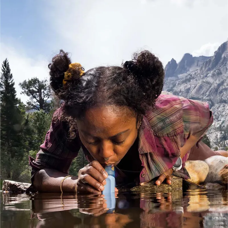 LifeStraw Peak Series Personal Water Filter Straw in Dark Gray-6